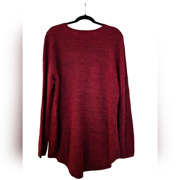 Faded Glory XL Burgundy sweater - Picture 2 of 3